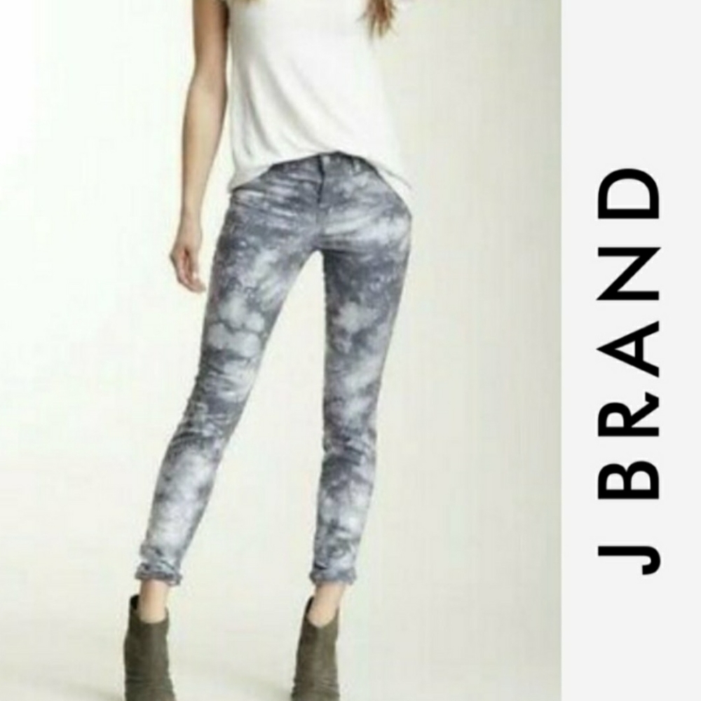 J Brand Skinny Leg Jeans Twisted Plum Size 30